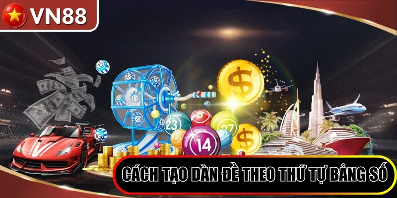Cách tạo dàn đề định kỳ theo thứ tự bảng số