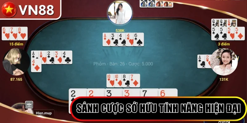 Sảnh cá cược quốc tế sở hữu tính năng hiện đại